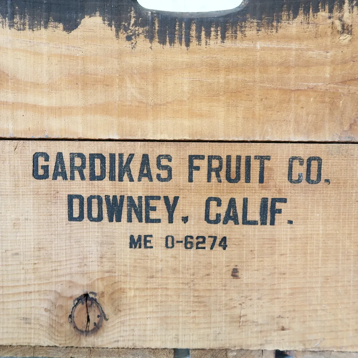 GARDIKAS FRUIT CO ビンテージ ウッドボックス