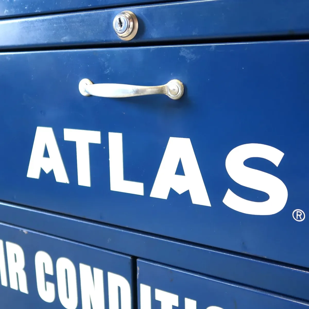 ATLAS ビンテージ メタルツールワゴン