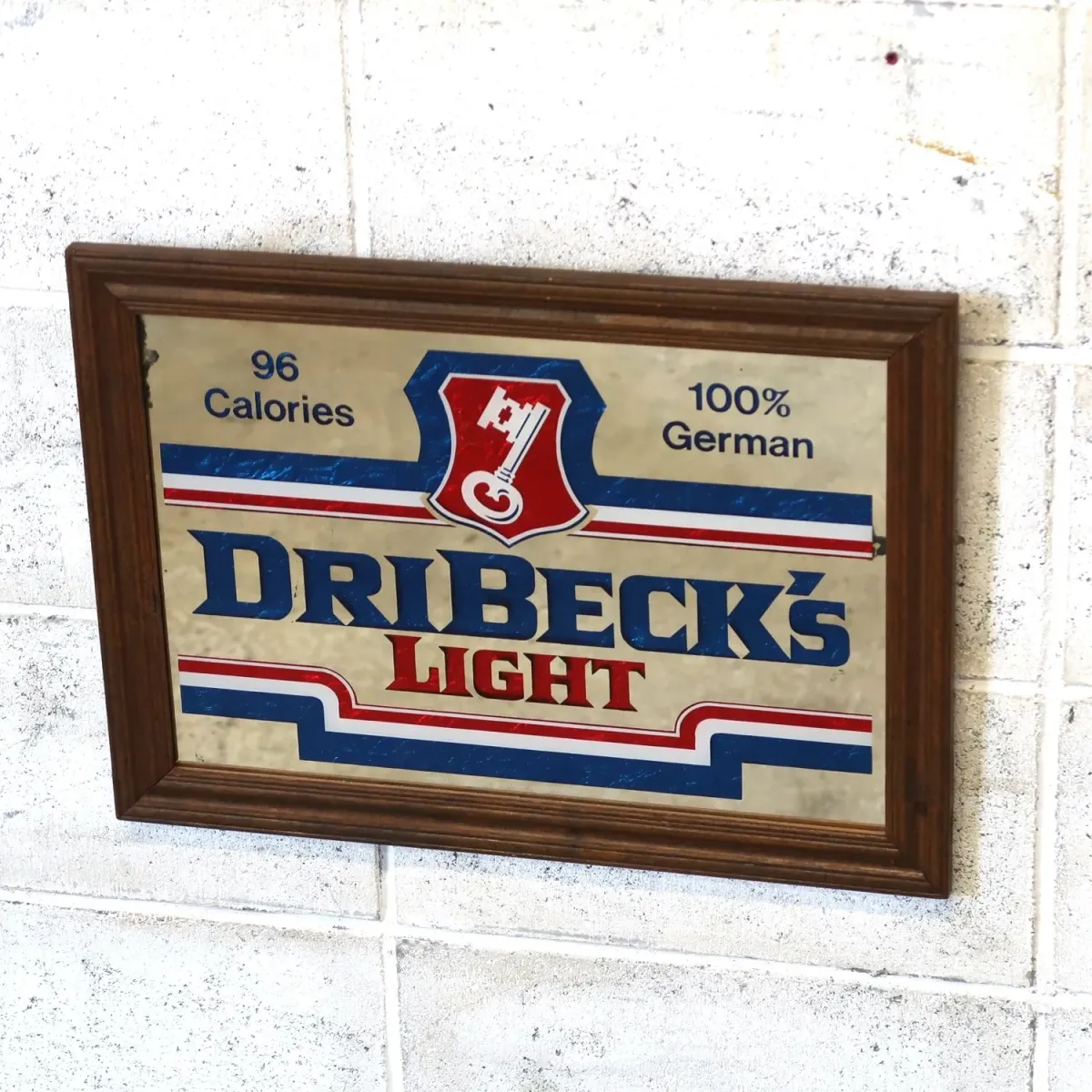 DRIBECK'S LIGHT ビンテージ パブミラー