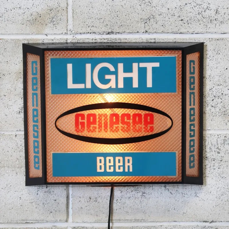 Genesee Beer LIGHT ビンテージ ライトサイン