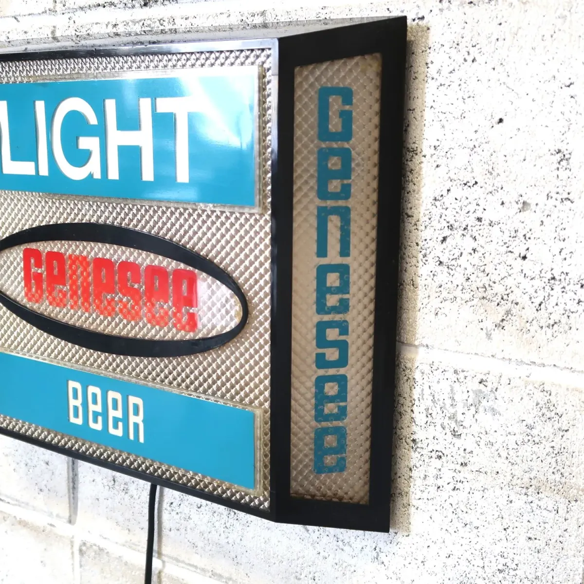 Genesee Beer LIGHT ビンテージ ライトサイン