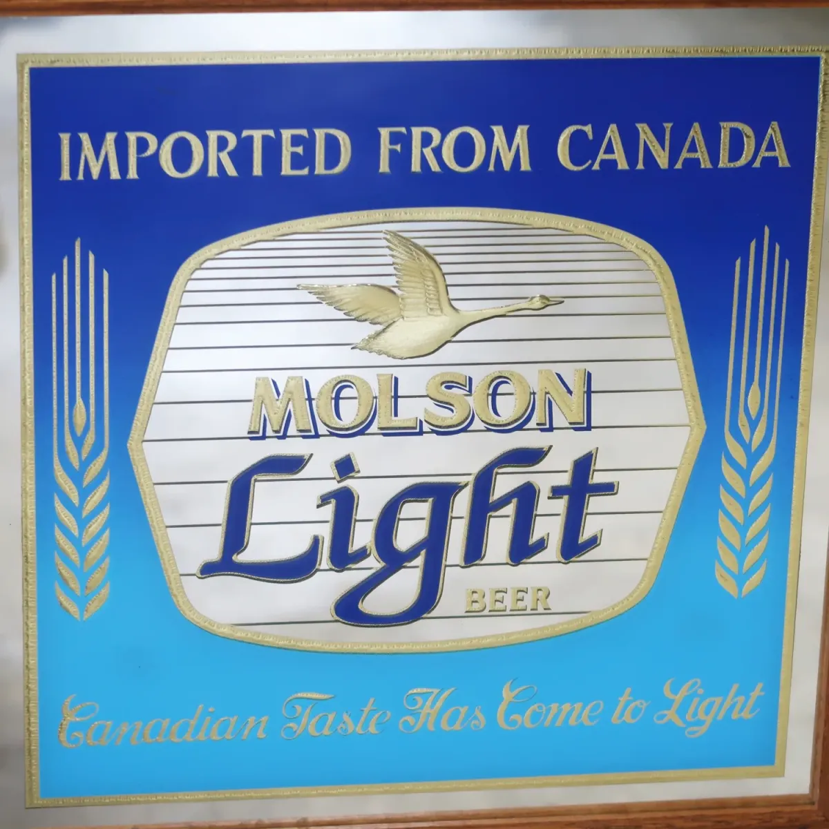 MOLSON Light ビンテージ パブミラー