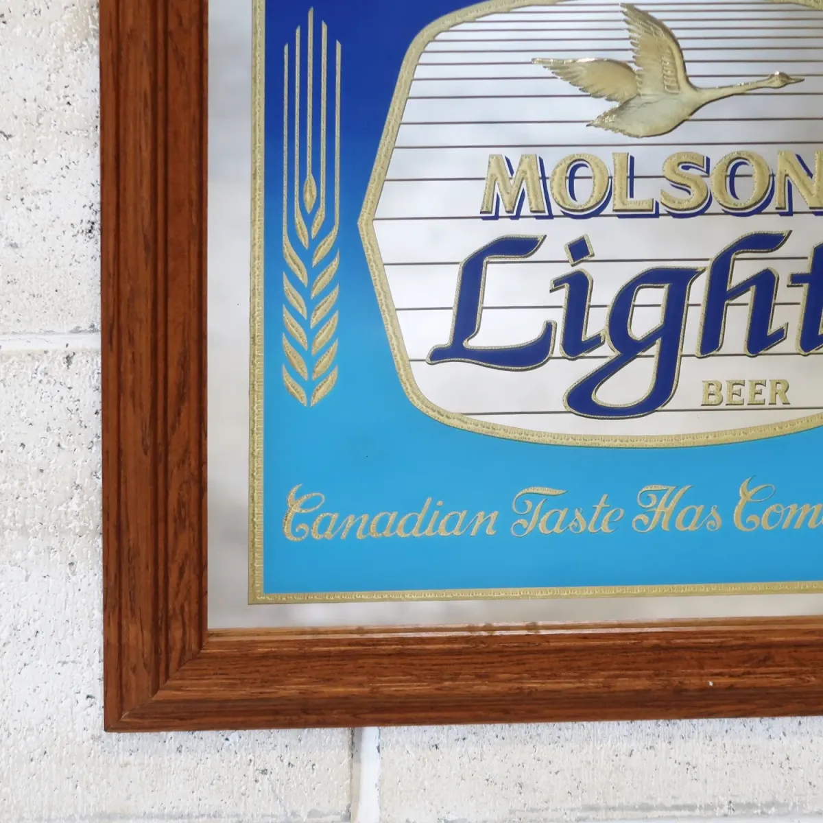 MOLSON Light ビンテージ パブミラー