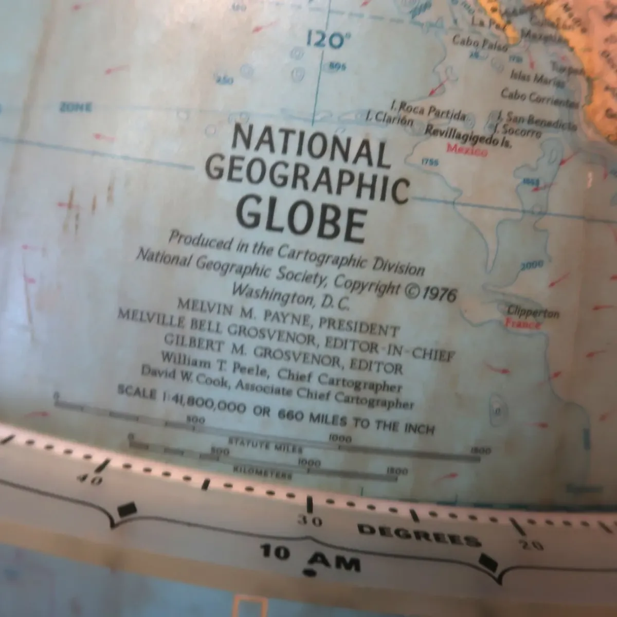 70's NATIONAL GEOGRAPHIC ビンテージ 地球儀ランプ