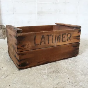 LATIMER ビンテージ ウッドボックス