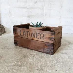 LATIMER ビンテージ ウッドボックス