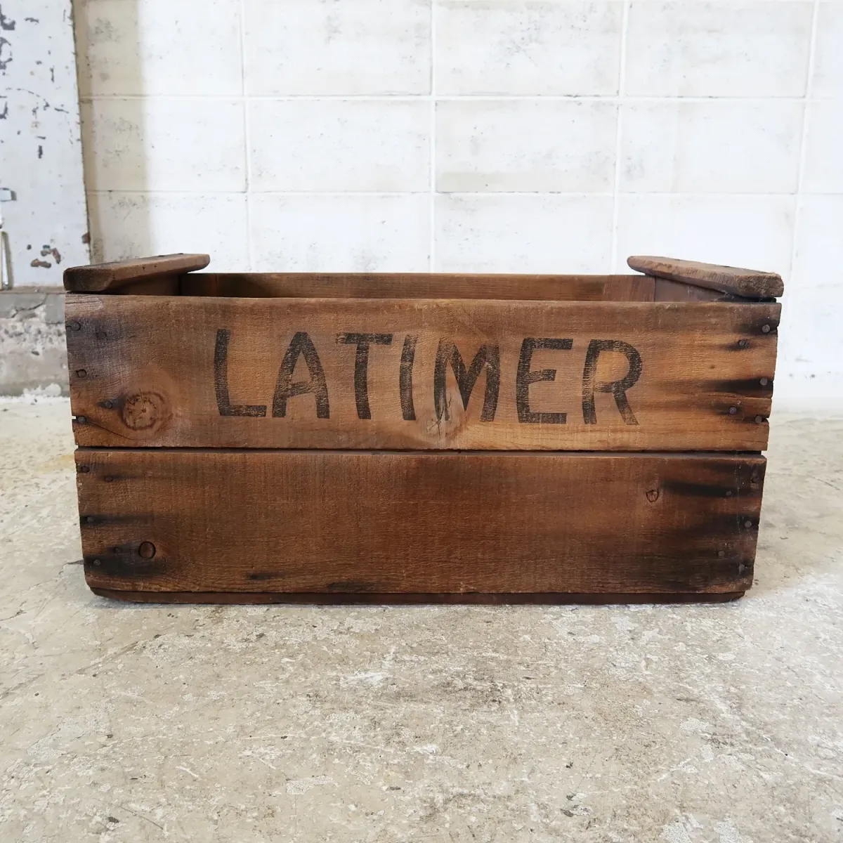 LATIMER ビンテージ ウッドボックス