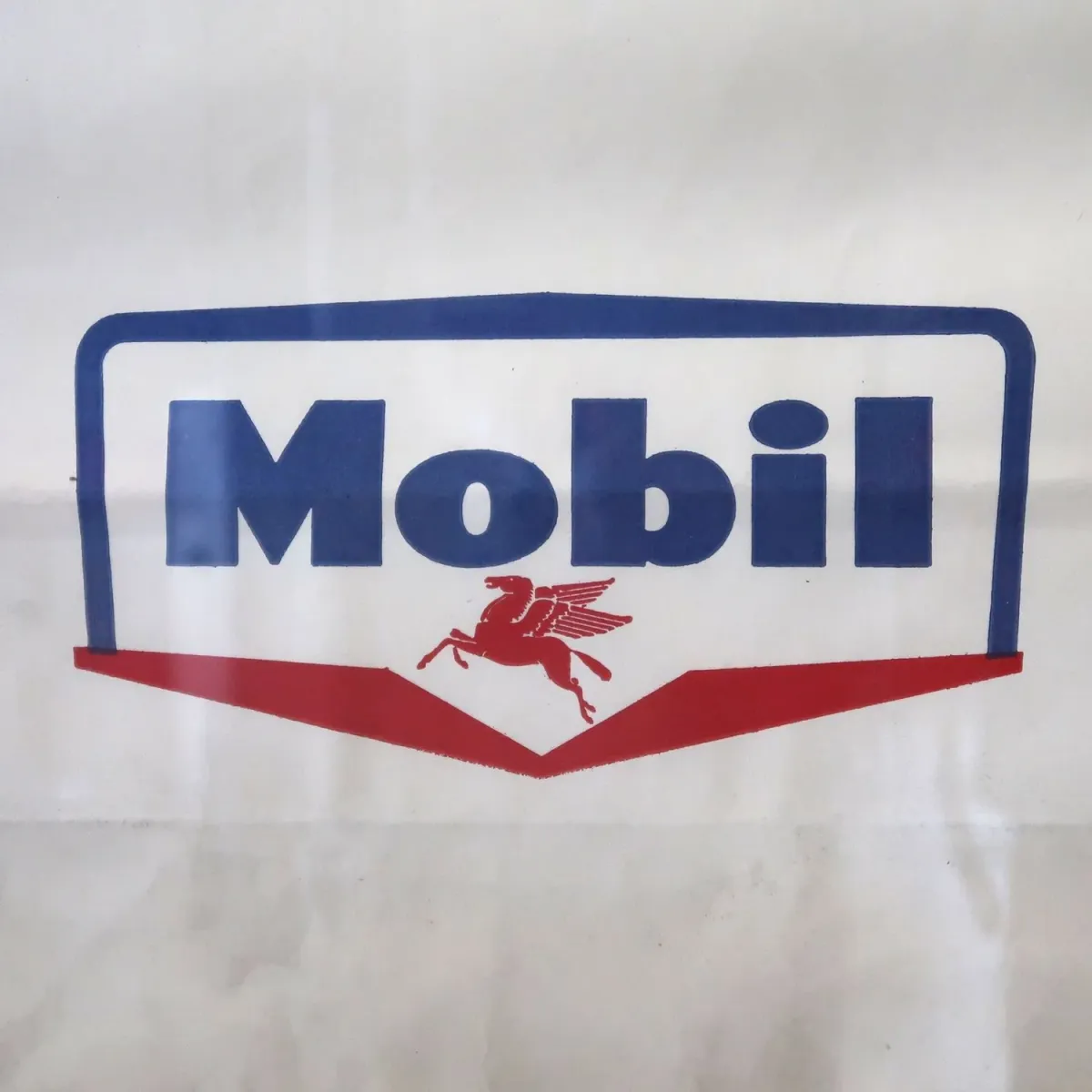 Mobil ビンテージ ペーパーバッグ 額装