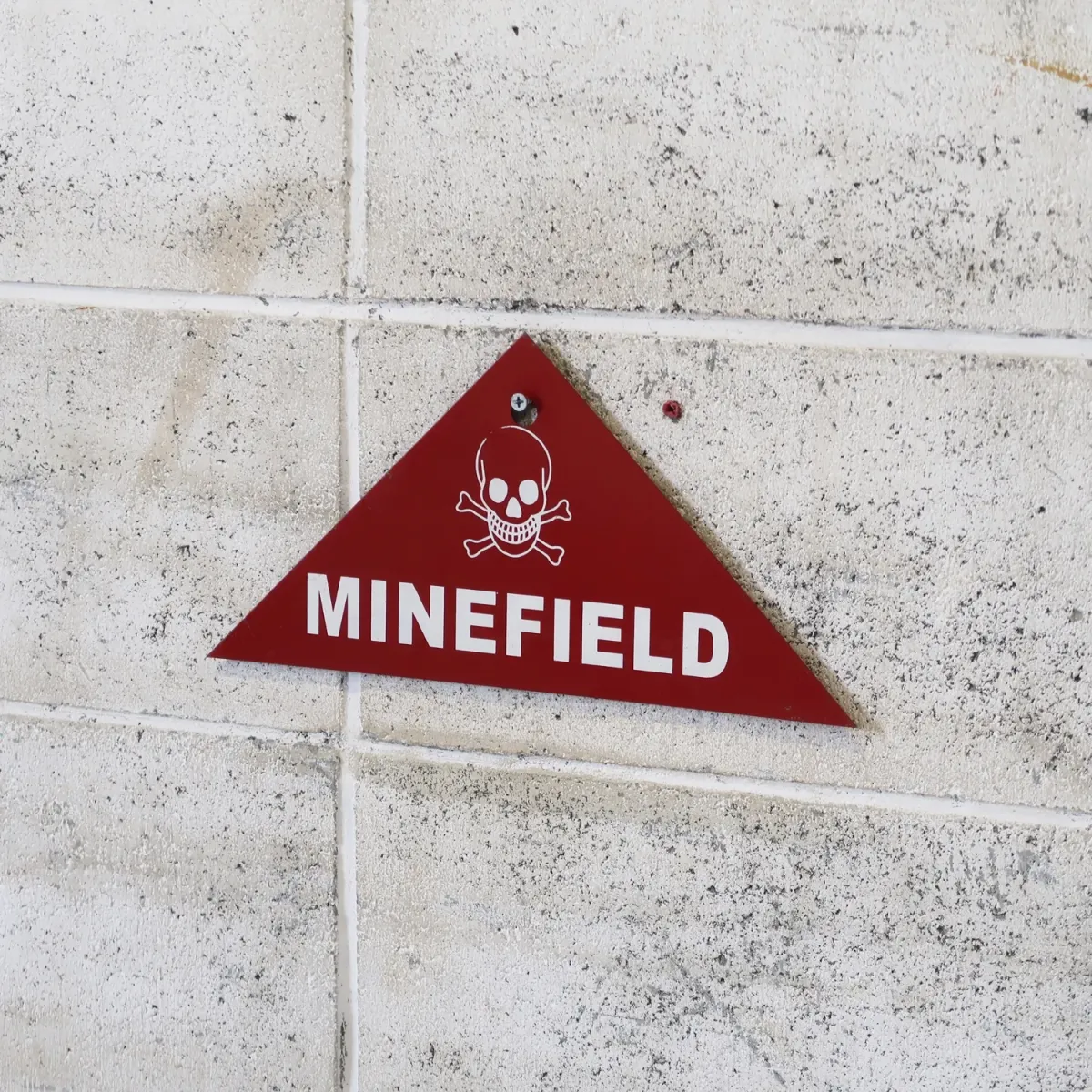 MINEFIELD メタルサイン