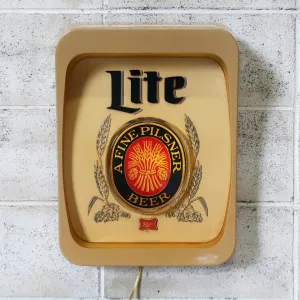 Miller Lite ビンテージ ライトサイン