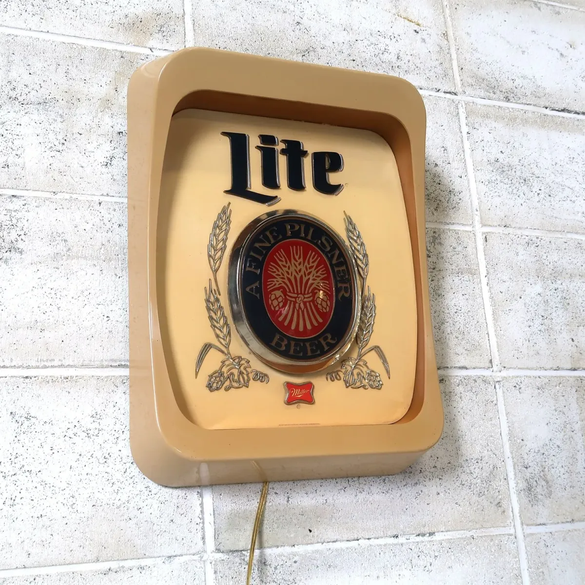 Miller Lite ビンテージ ライトサイン