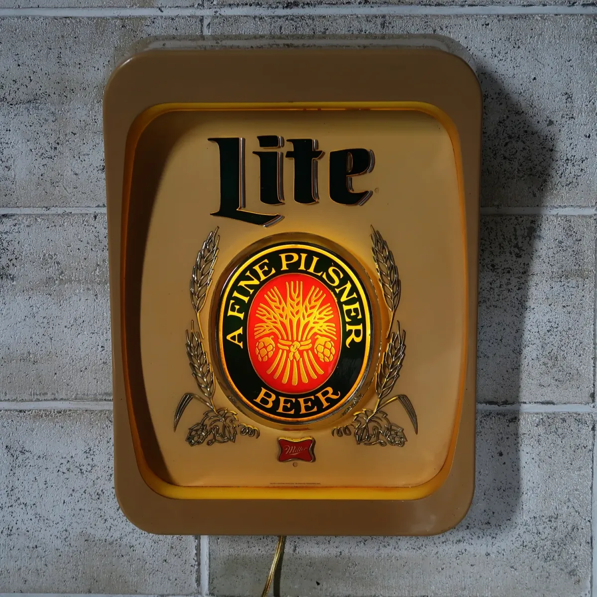 Miller Lite ビンテージ ライトサイン