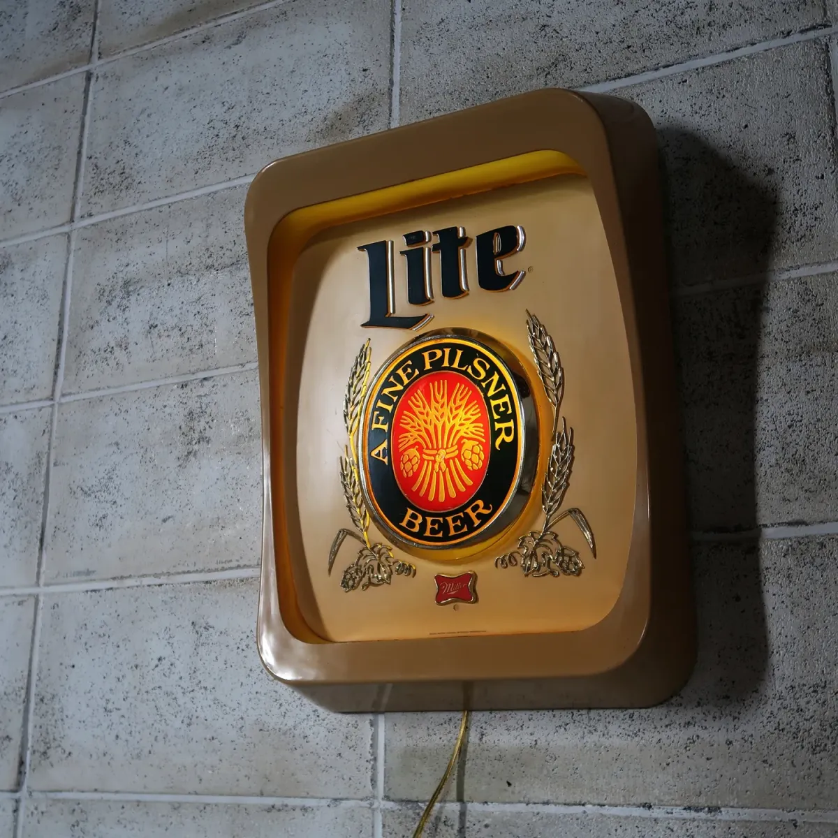 Miller Lite ビンテージ ライトサイン