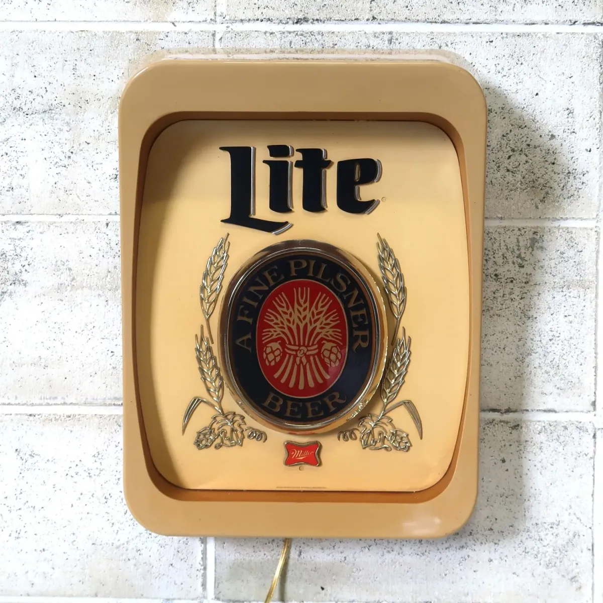 Miller Lite ビンテージ ライトサイン