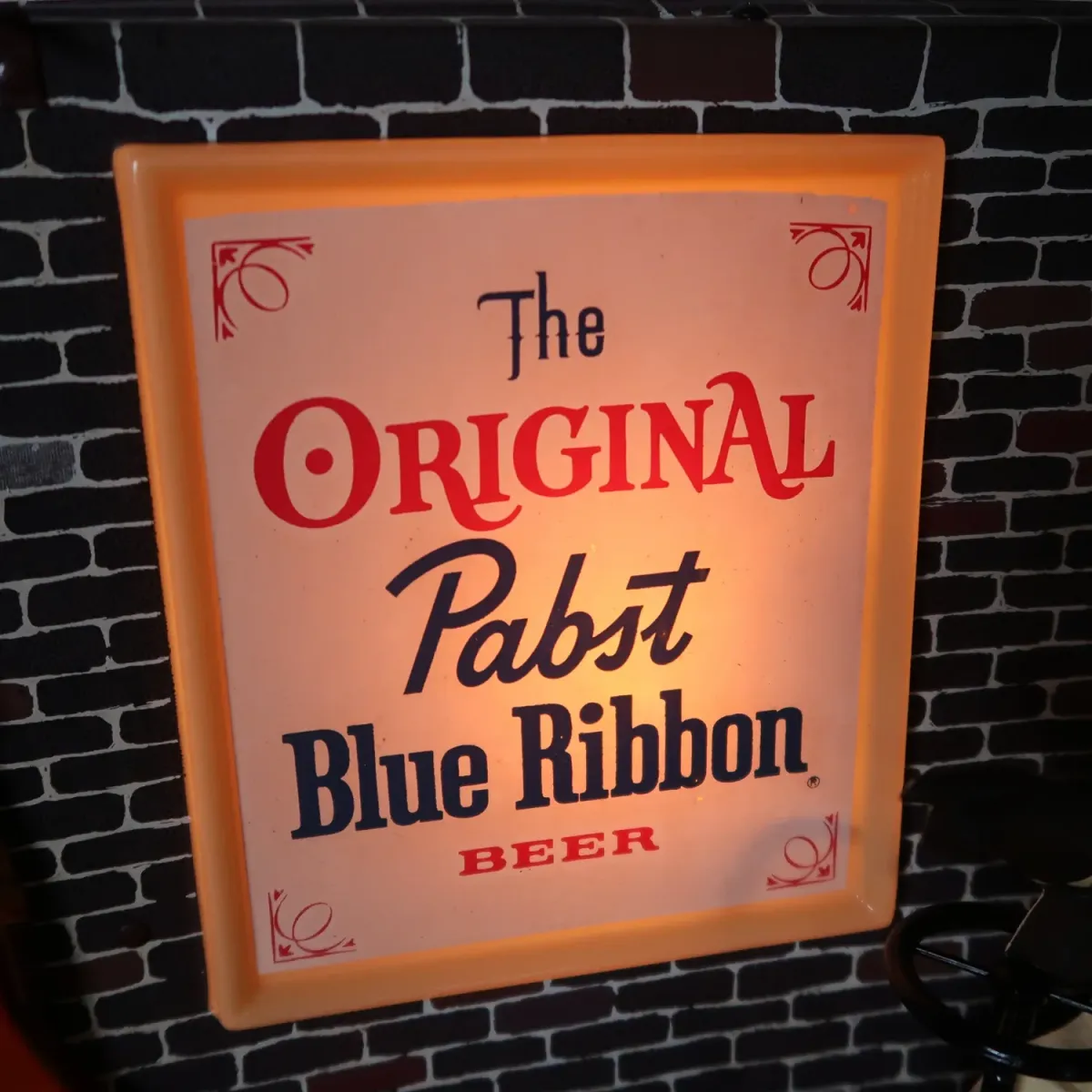 Pabst Blue Ribbon ビンテージ ライトサイン