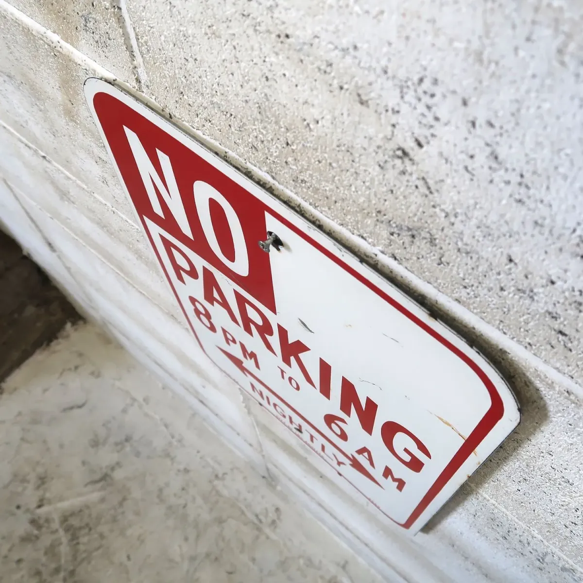 NO PARKING ロードサイン ホーロー