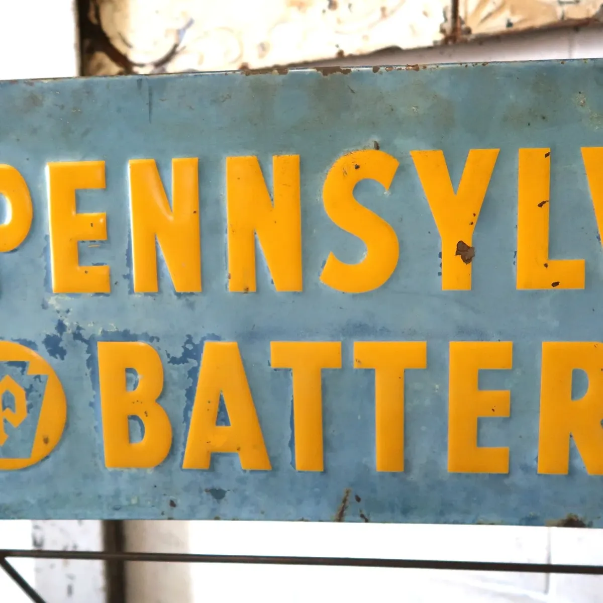 PENNSYLVANIA BATTERIES ビンテージ ディスプレイラック