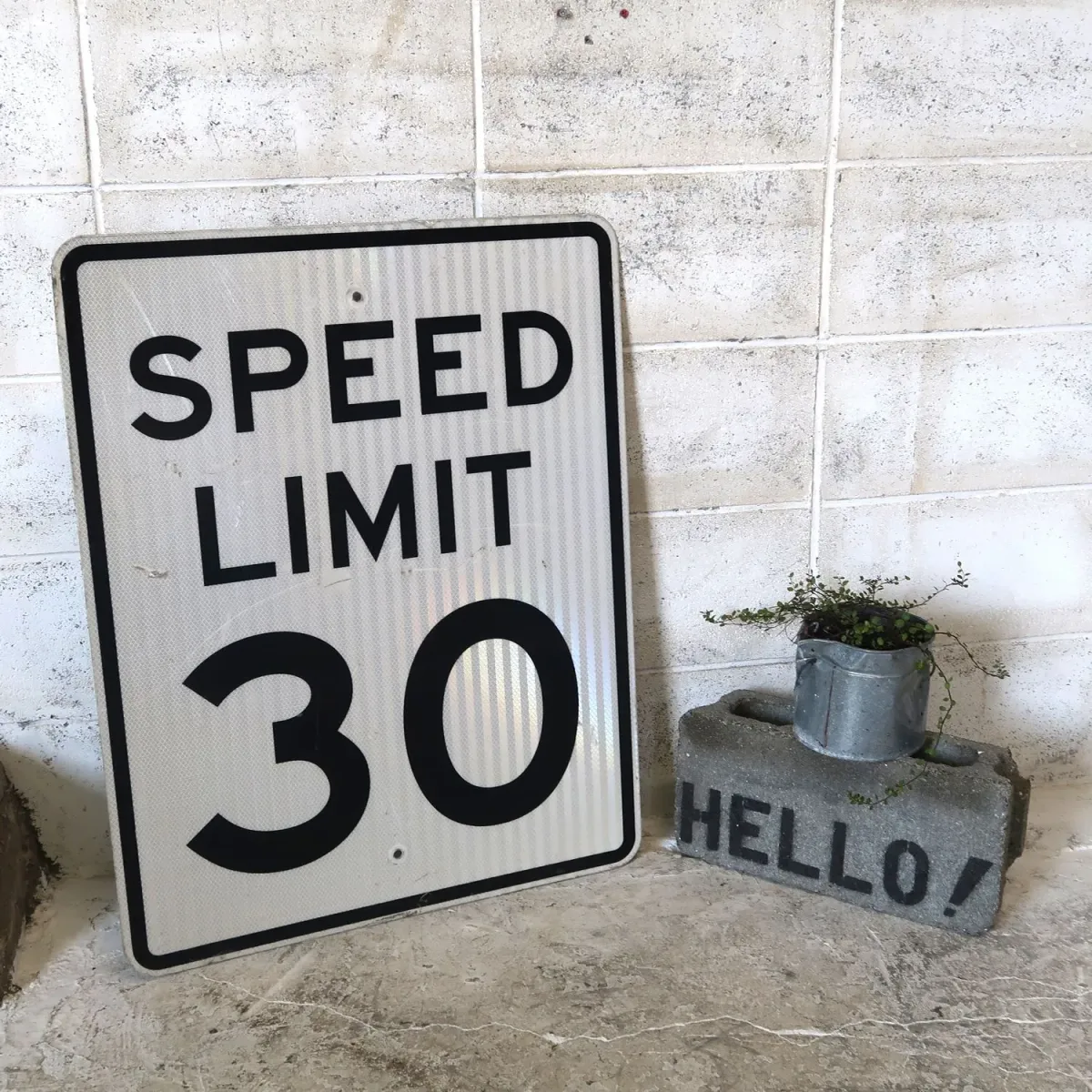 ロードサイン SPEED LIMIT 30