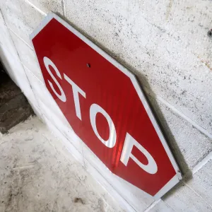 STOP ビンテージ ロードサイン