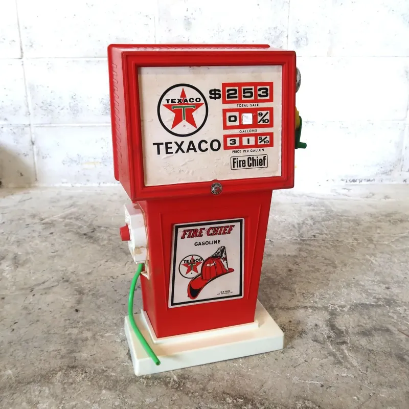 TEXACO ビンテージ ガスポンプ トイ Fire Chief