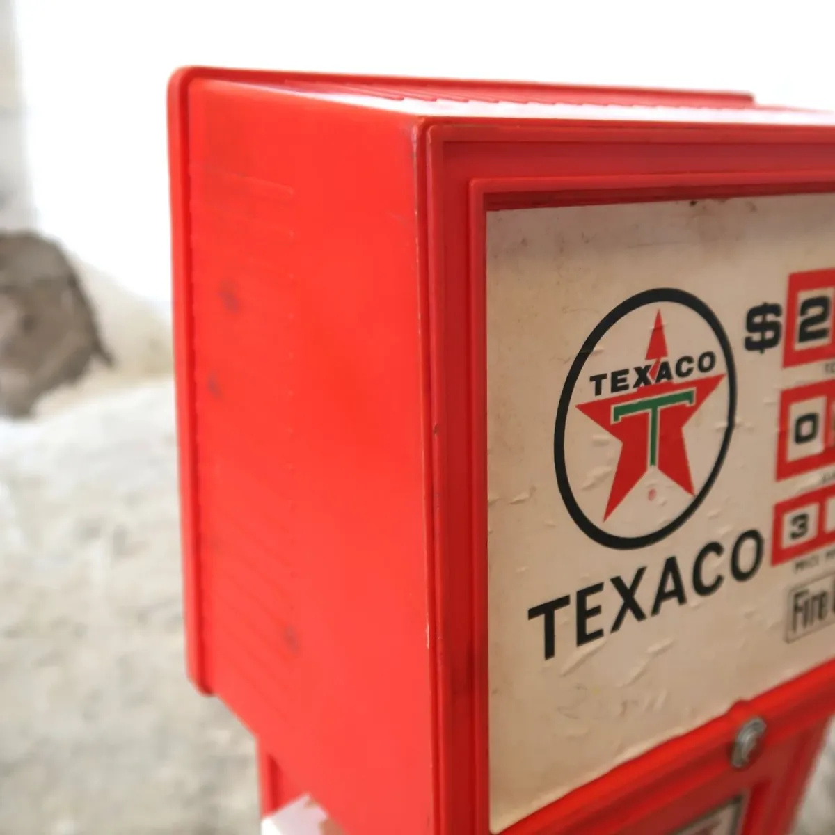 TEXACO ビンテージ ガスポンプ トイ Fire Chief