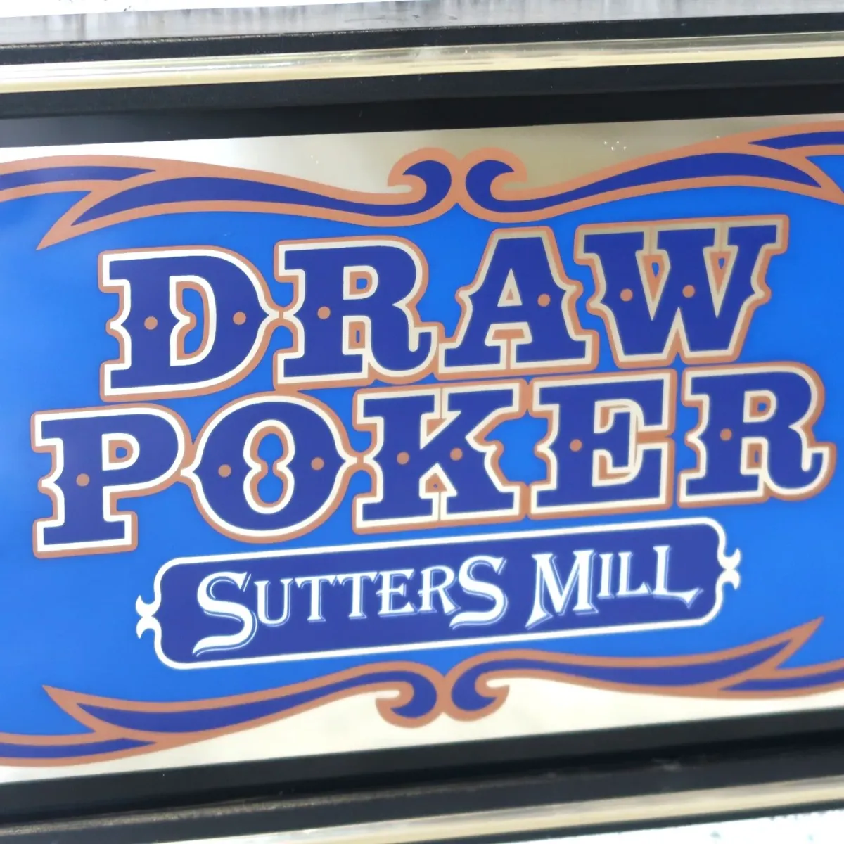 DRAW  POKER ビンテージ ミラー