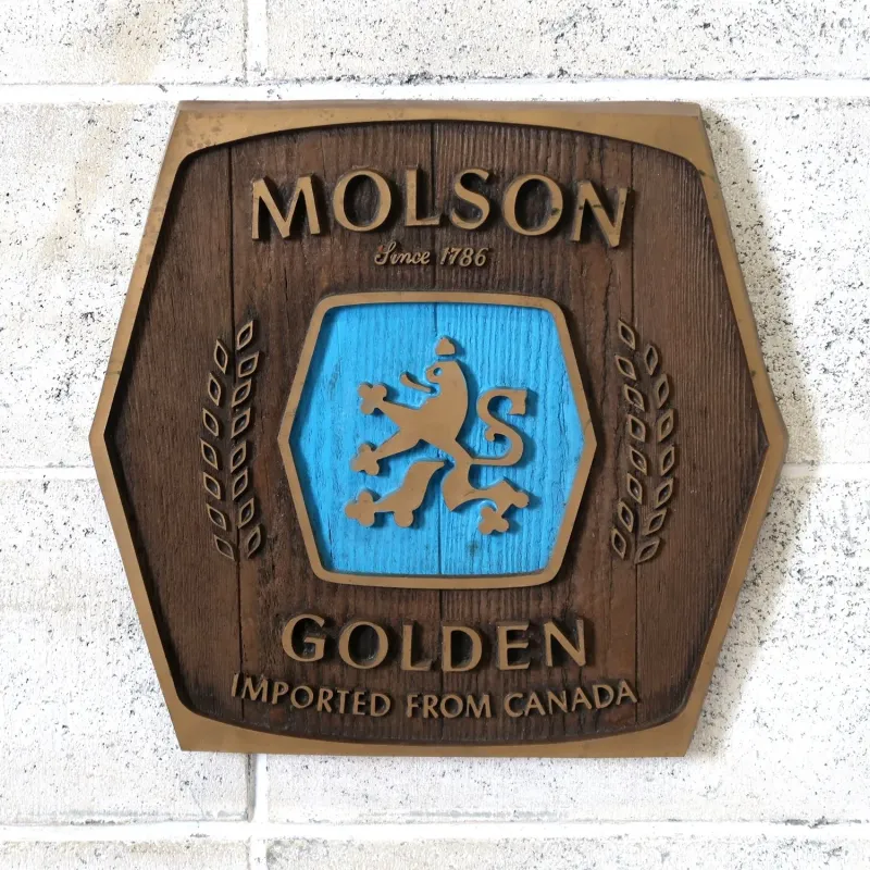 MOLSON GOLDEN ビンテージ ウォールサイン