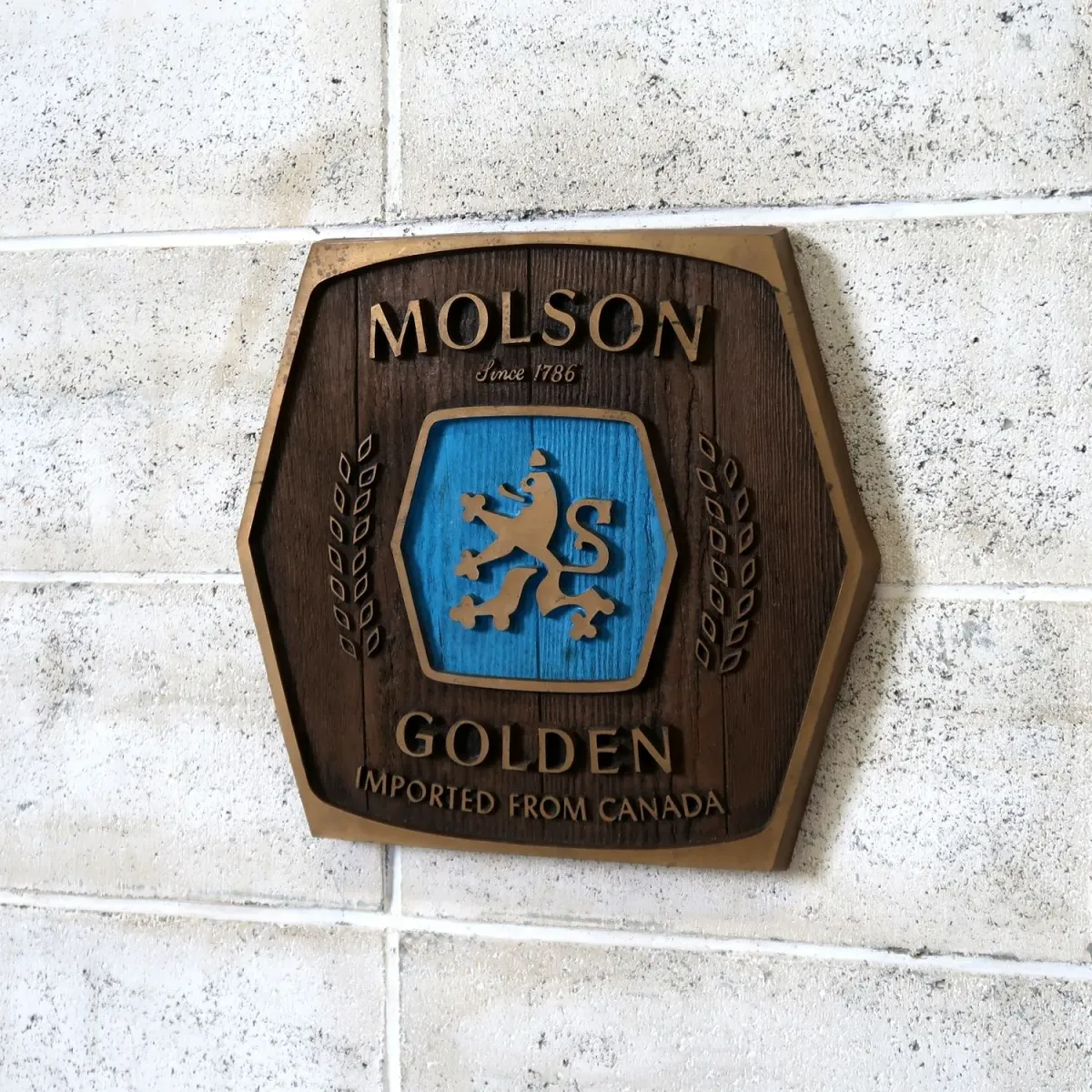 MOLSON GOLDEN ビンテージ ウォールサイン