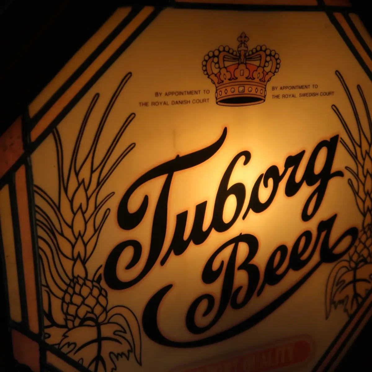 Tuborg Beer ビンテージ ライトサイン