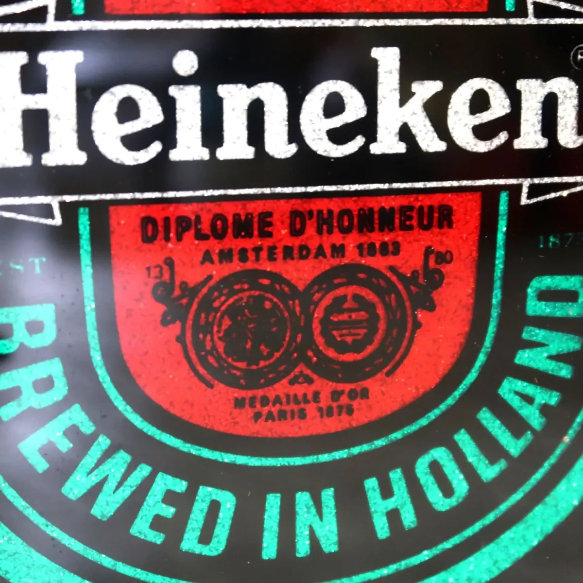 Heineken ビンテージ パブミラー