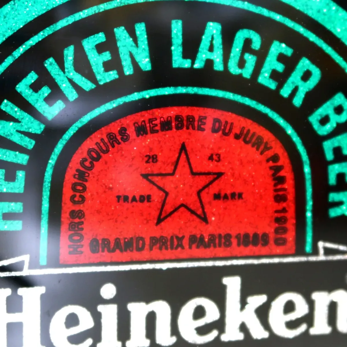 Heineken ビンテージ パブミラー