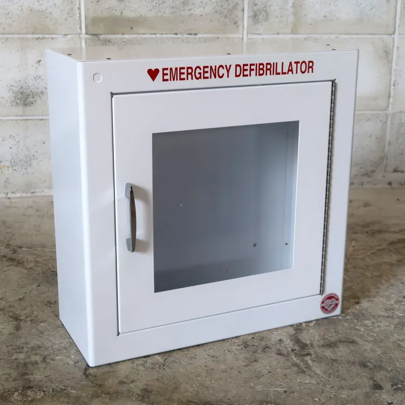 EMERGENCY DEFIBRILLATOR  AED キャビネット