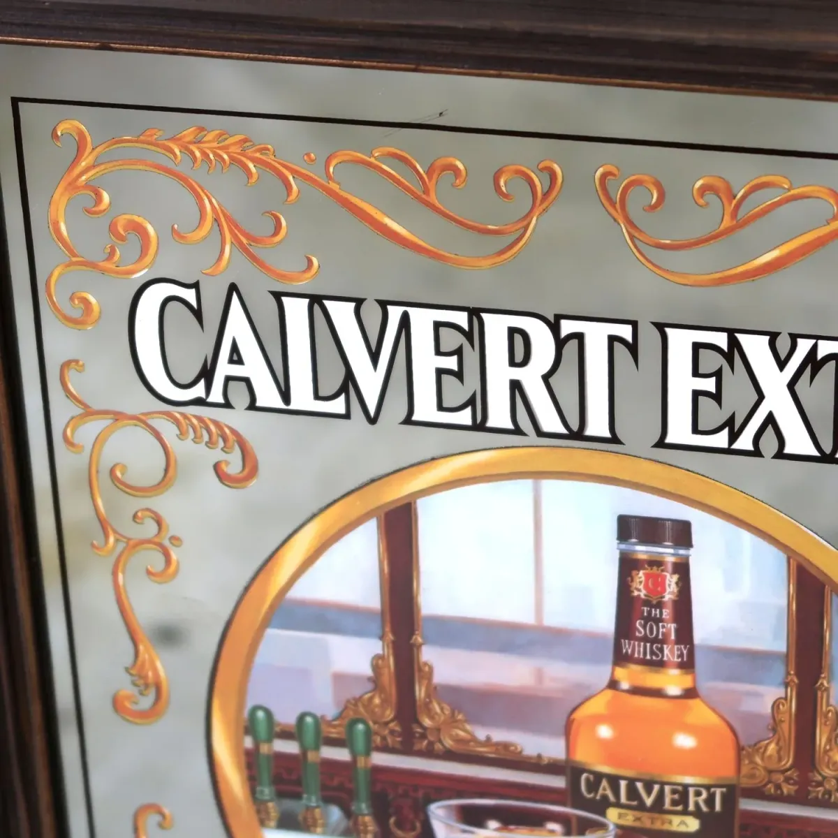 Coca Cola×CALVERT EXTRA ビンテージ パブミラー