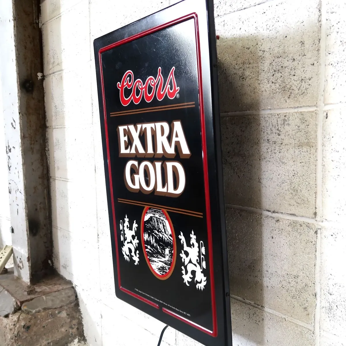 Coors EXTRA GOLD ビンテージ ネオンデザイン ライトサイン