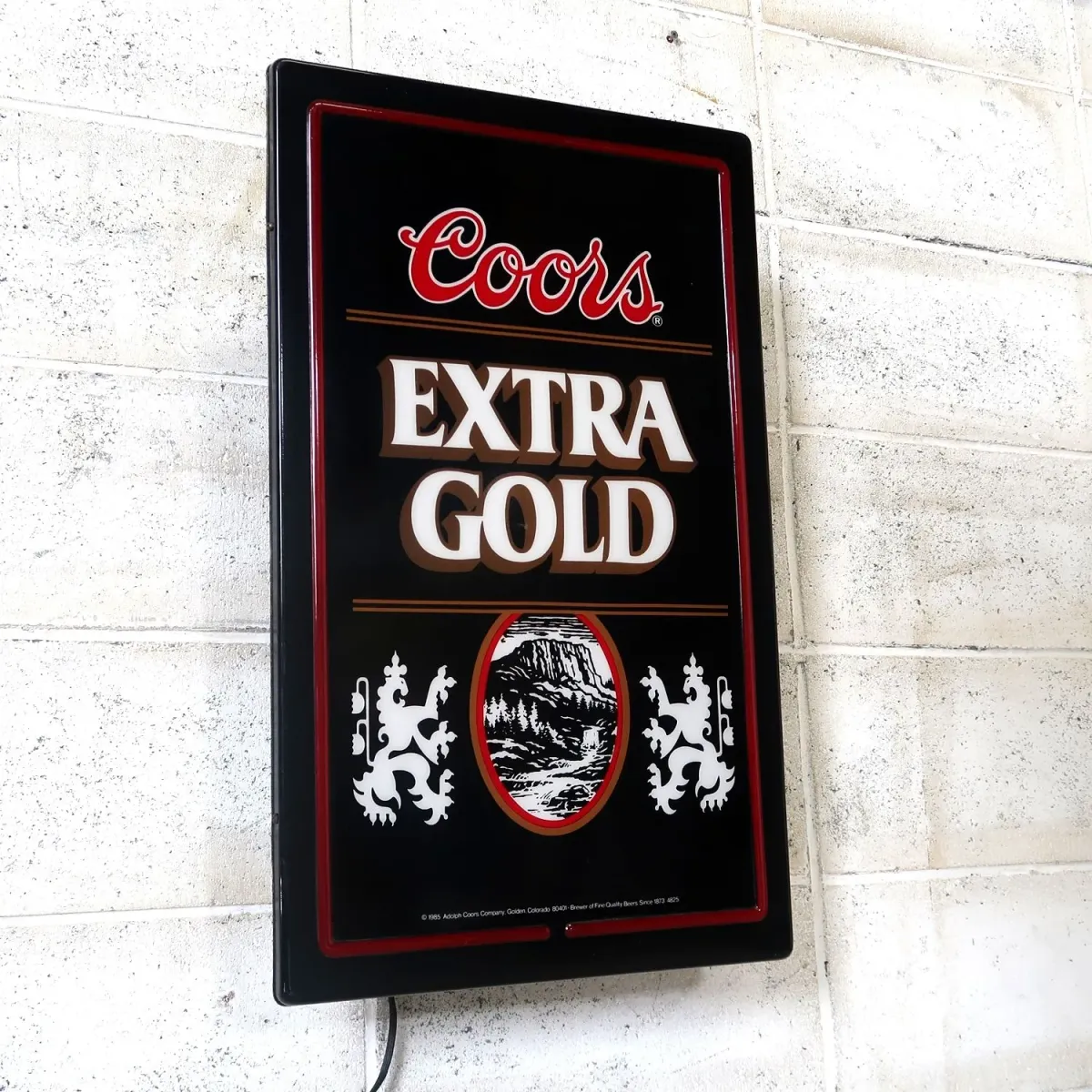 Coors EXTRA GOLD ビンテージ ネオンデザイン ライトサイン