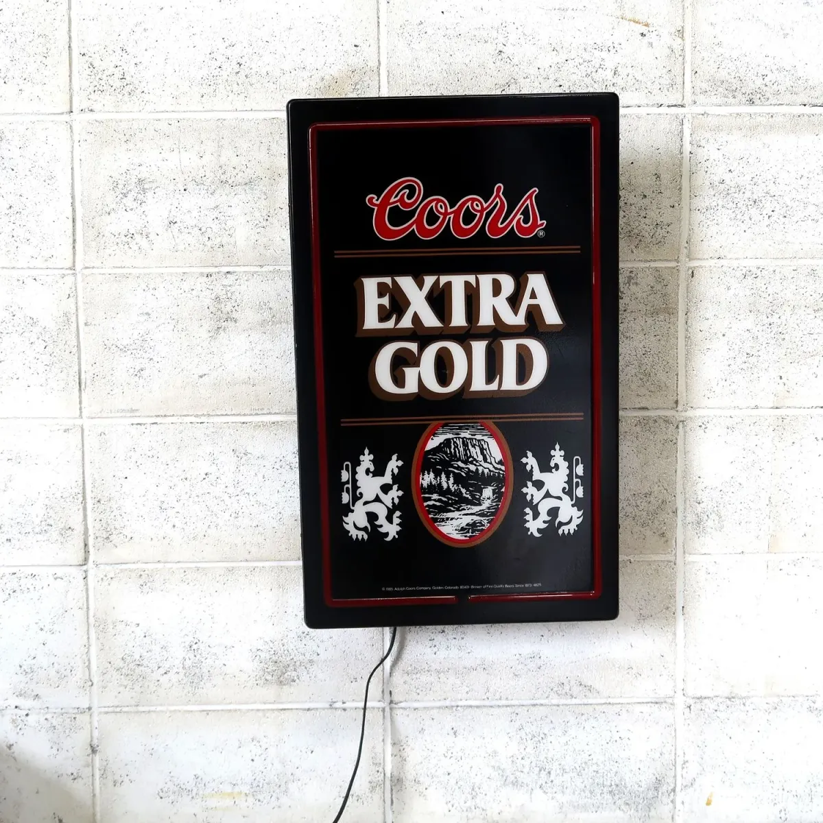 Coors EXTRA GOLD ビンテージ ネオンデザイン ライトサイン