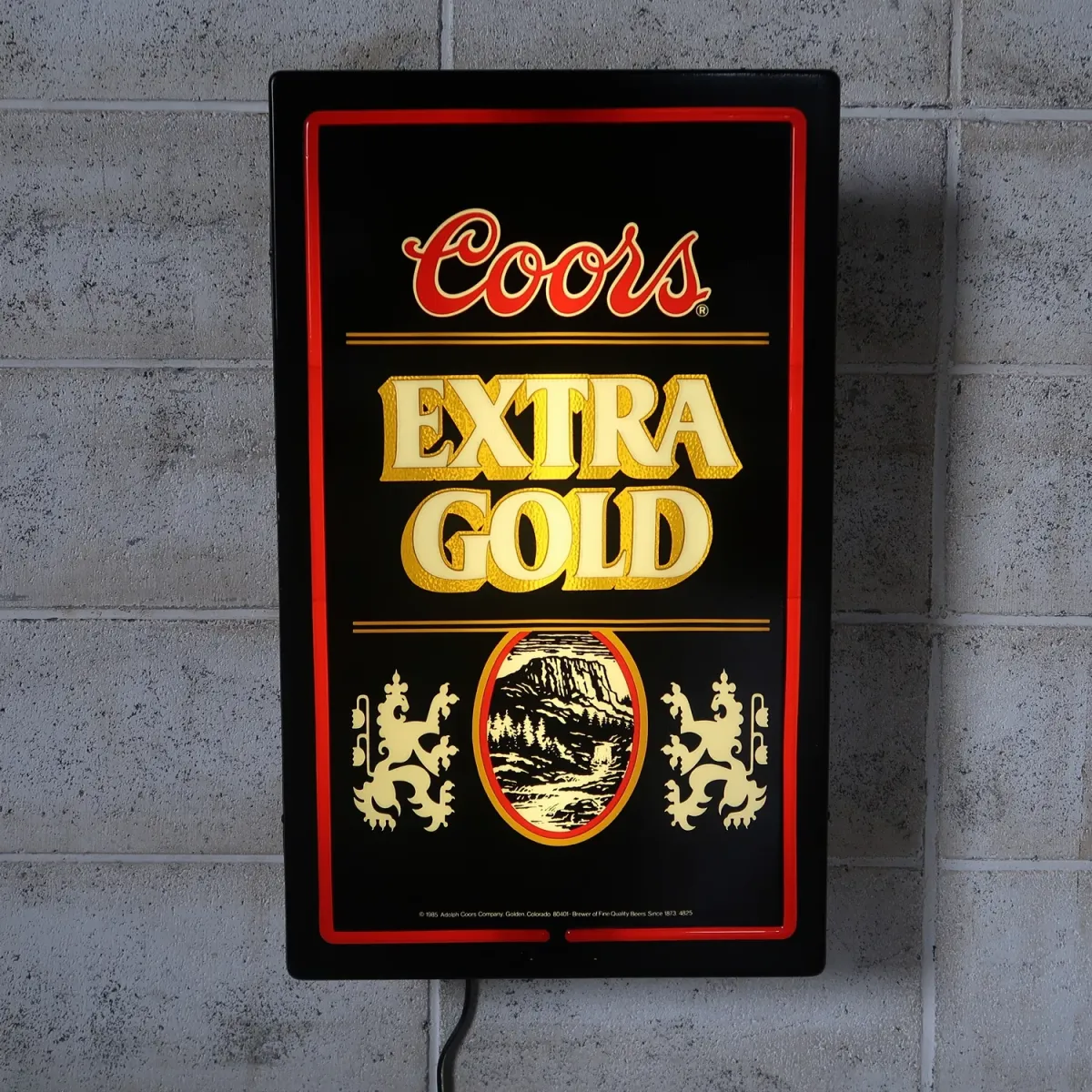 Coors EXTRA GOLD ビンテージ ネオンデザイン ライトサイン