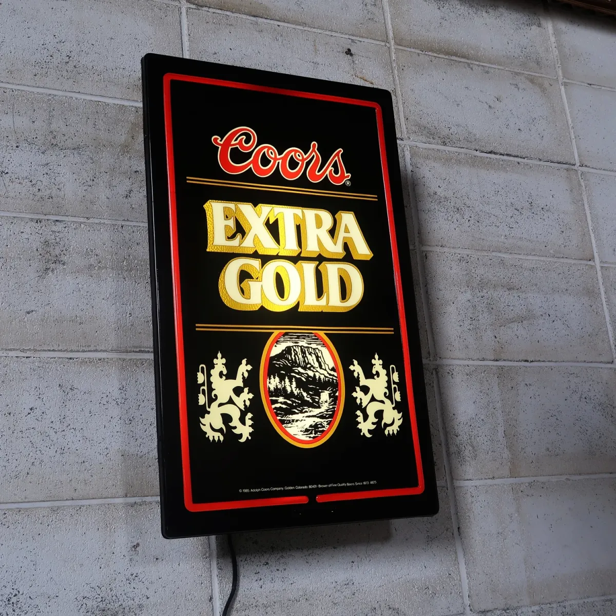 Coors EXTRA GOLD ビンテージ ネオンデザイン ライトサイン