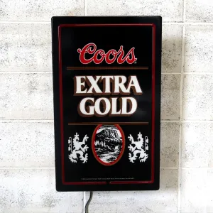 Coors EXTRA GOLD ビンテージ ネオンデザイン ライトサイン