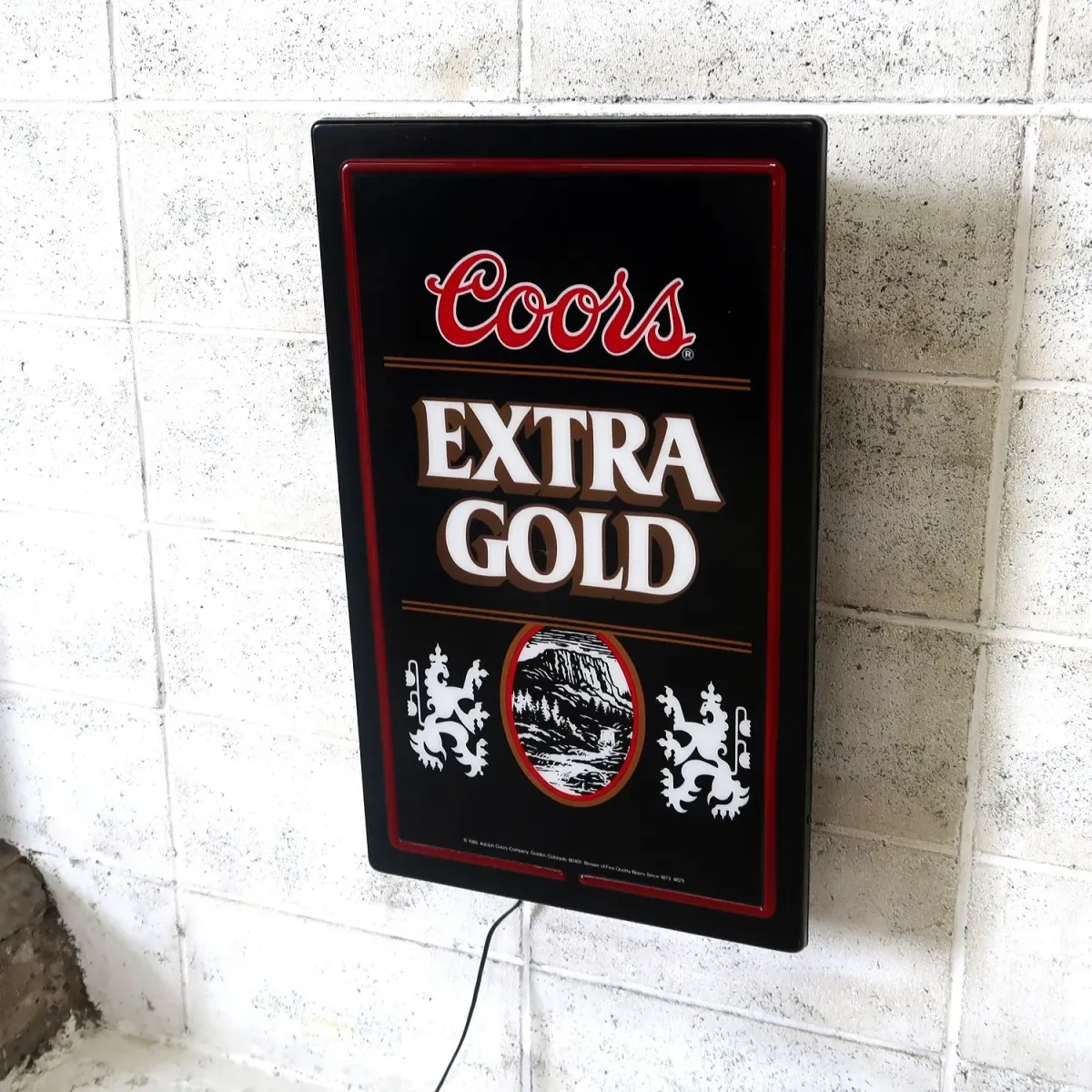 Coors EXTRA GOLD ビンテージ ネオンデザイン ライトサイン