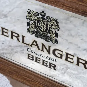 ERLANGER BEER ビンテージ パブミラー