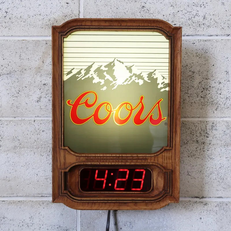 Coors ビンテージ ライトクロック