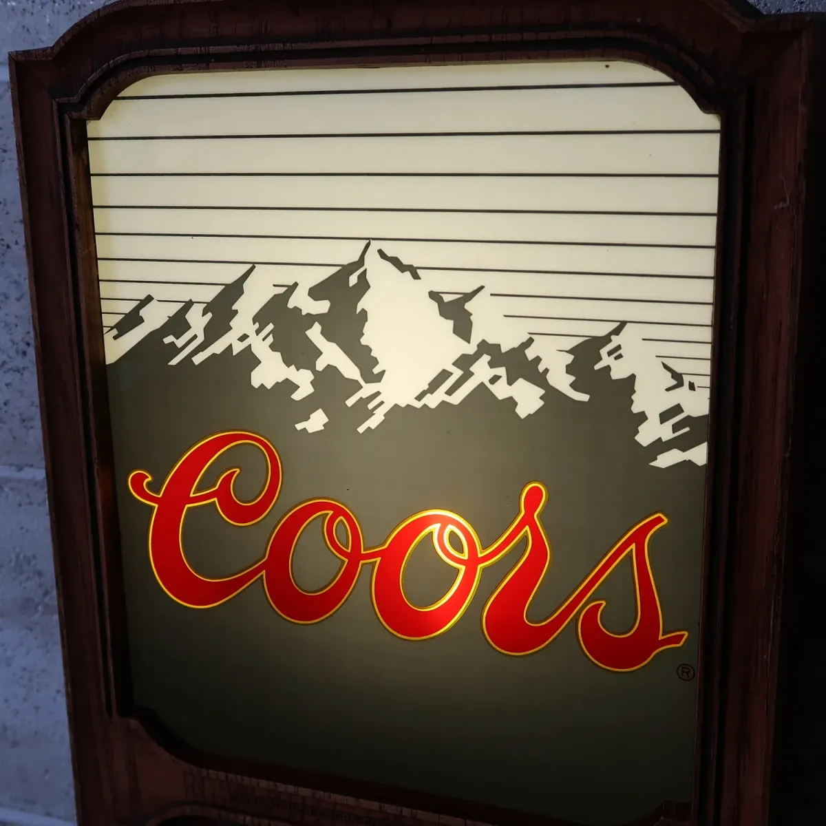 Coors ビンテージ ライトクロック