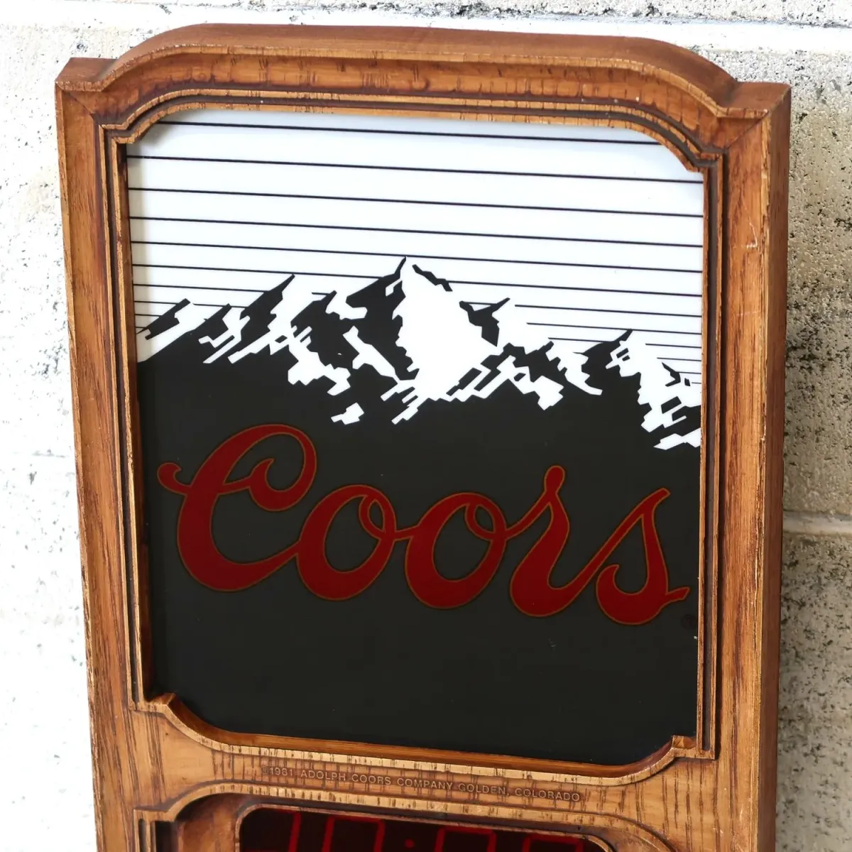 Coors ビンテージ ライトクロック