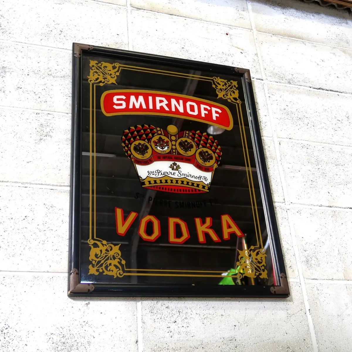 SMIRNOFF ビンテージ パブミラー