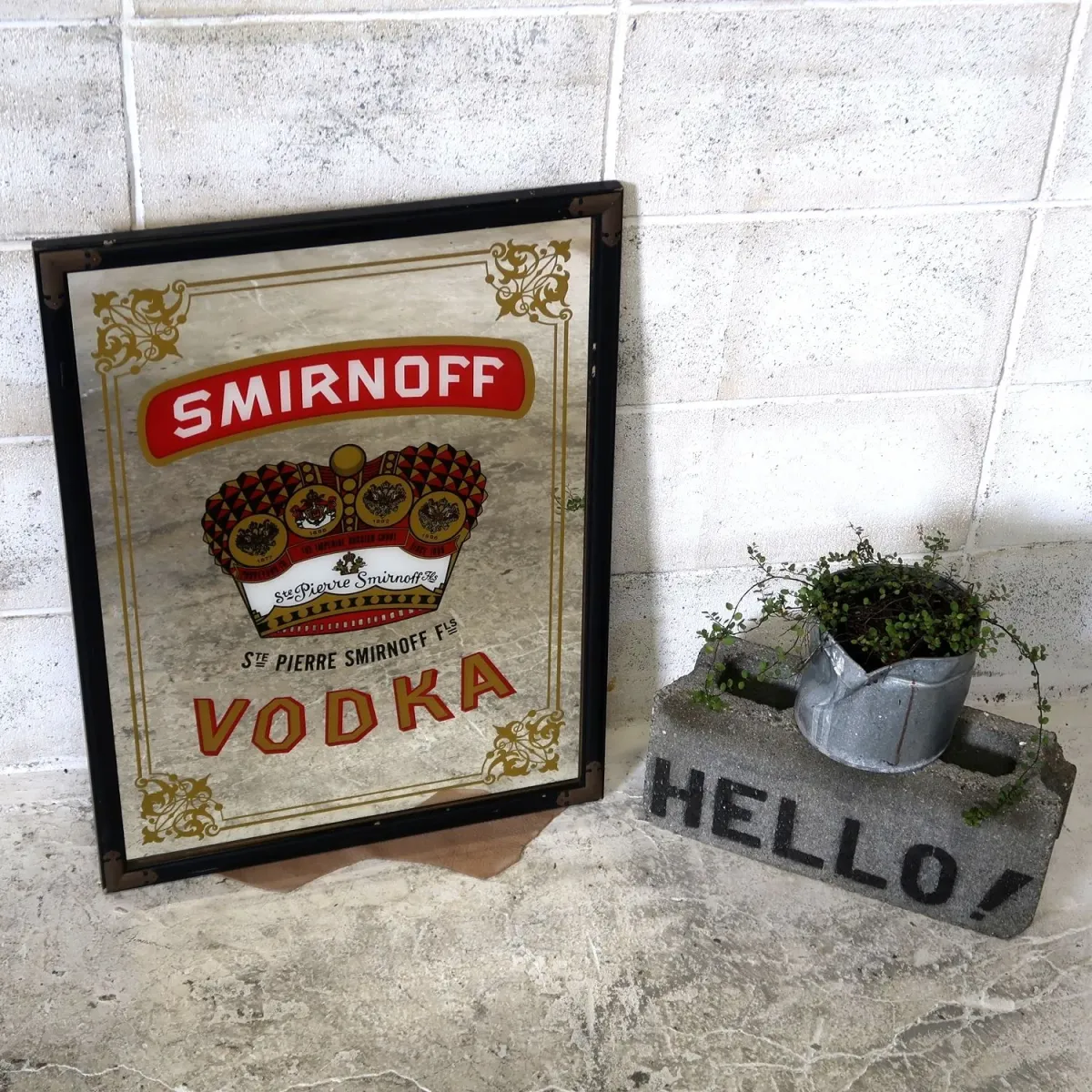 SMIRNOFF ビンテージ パブミラー