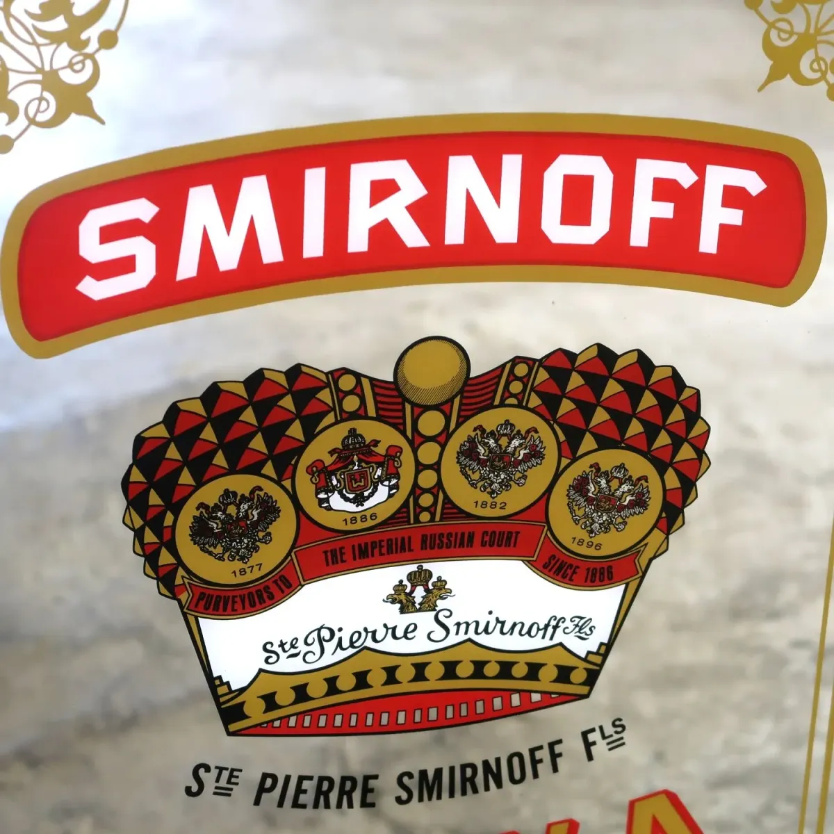 SMIRNOFF ビンテージ パブミラー