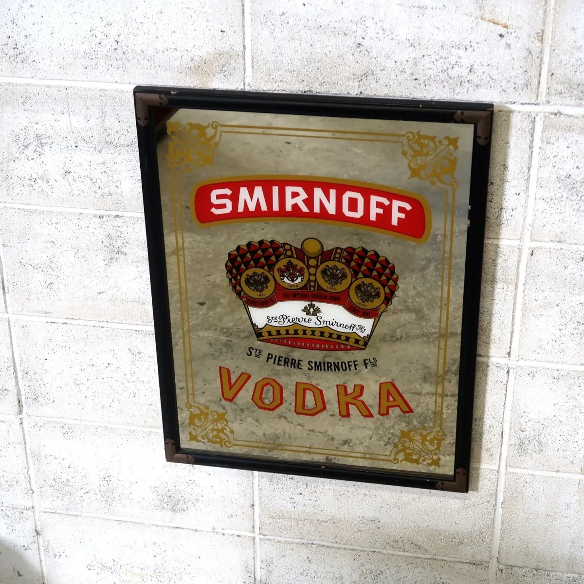 SMIRNOFF ビンテージ パブミラー