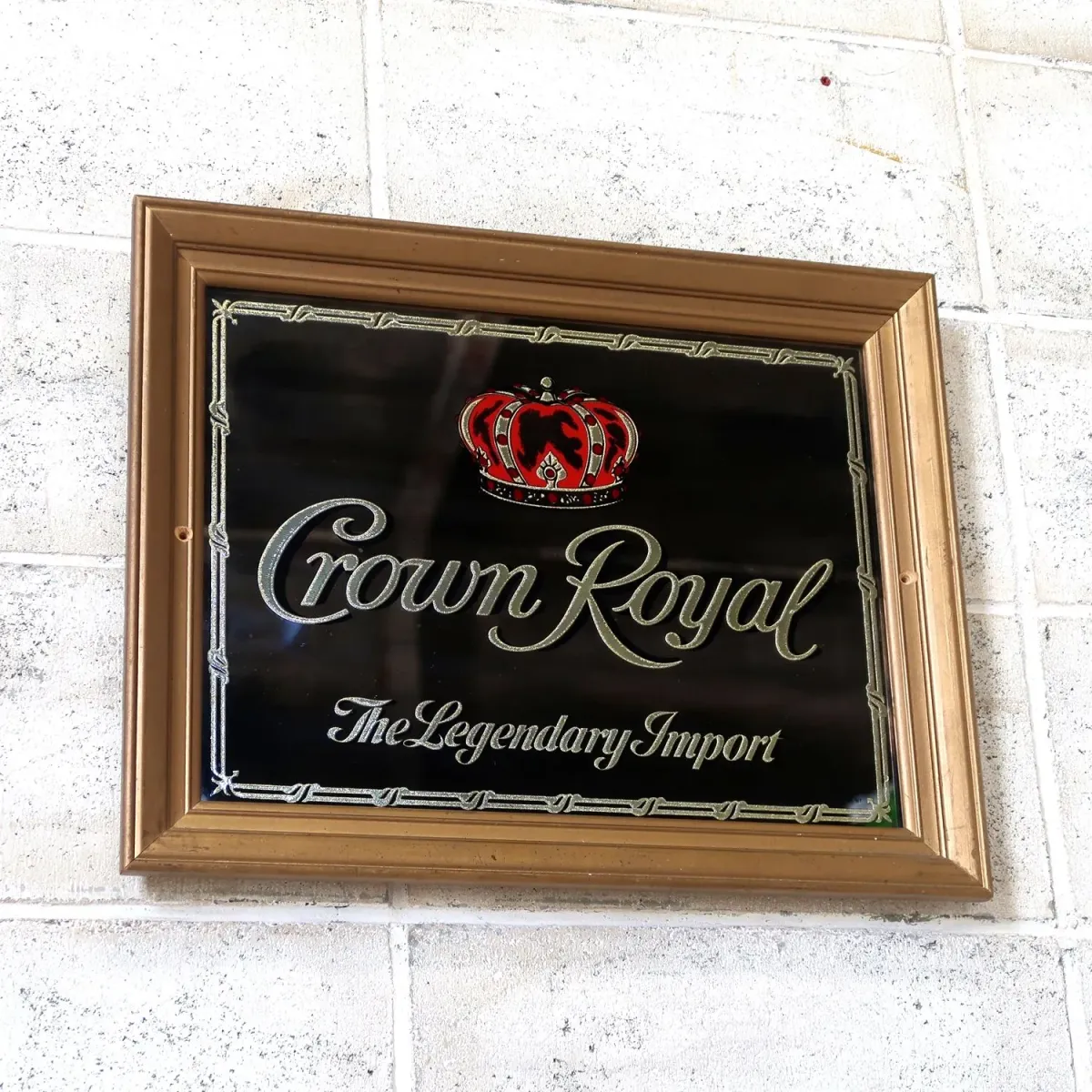 Crown Royal ビンテージ パブミラー