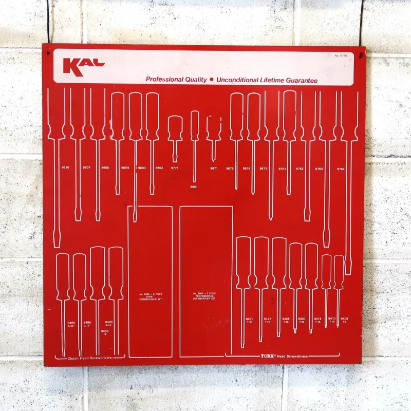KAL TOOLS ビンテージ ストアディスプレイ